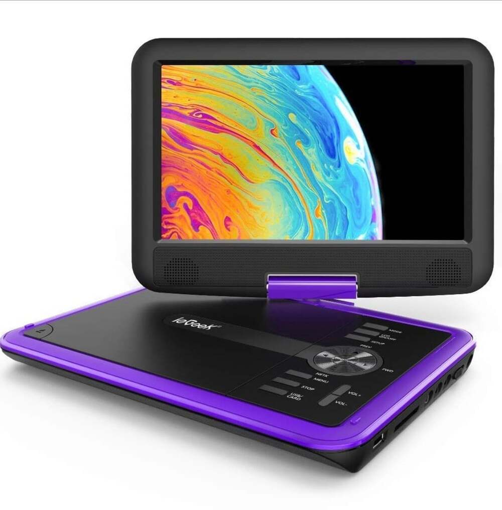 ieGeek IK-902 Portable Video Player with 9 Inch Swivel Screen
